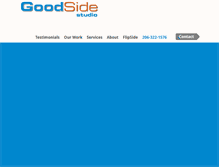 Tablet Screenshot of goodsidestudio.com